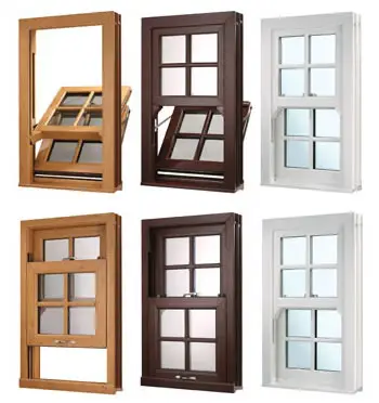 many different sash window colours available in Sussex and London