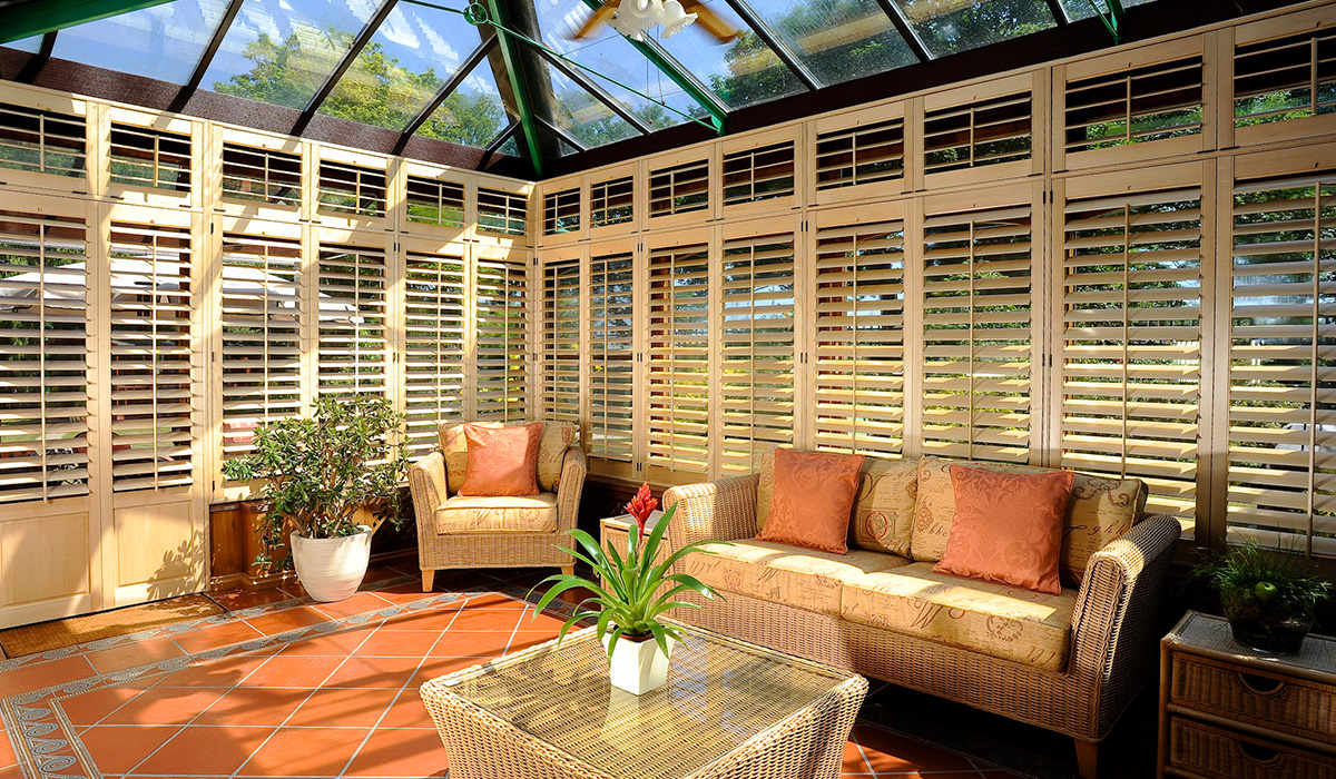 we install conservatory shutters in Sussex and London